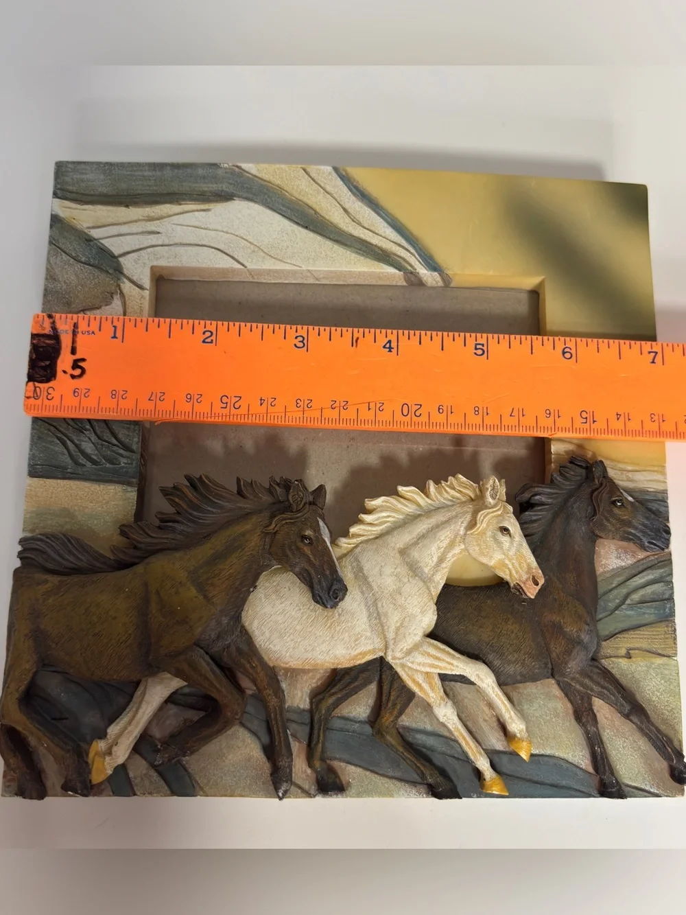 Katerina Prestige 3D Wild Horses Resin Picture Frame Western Decor